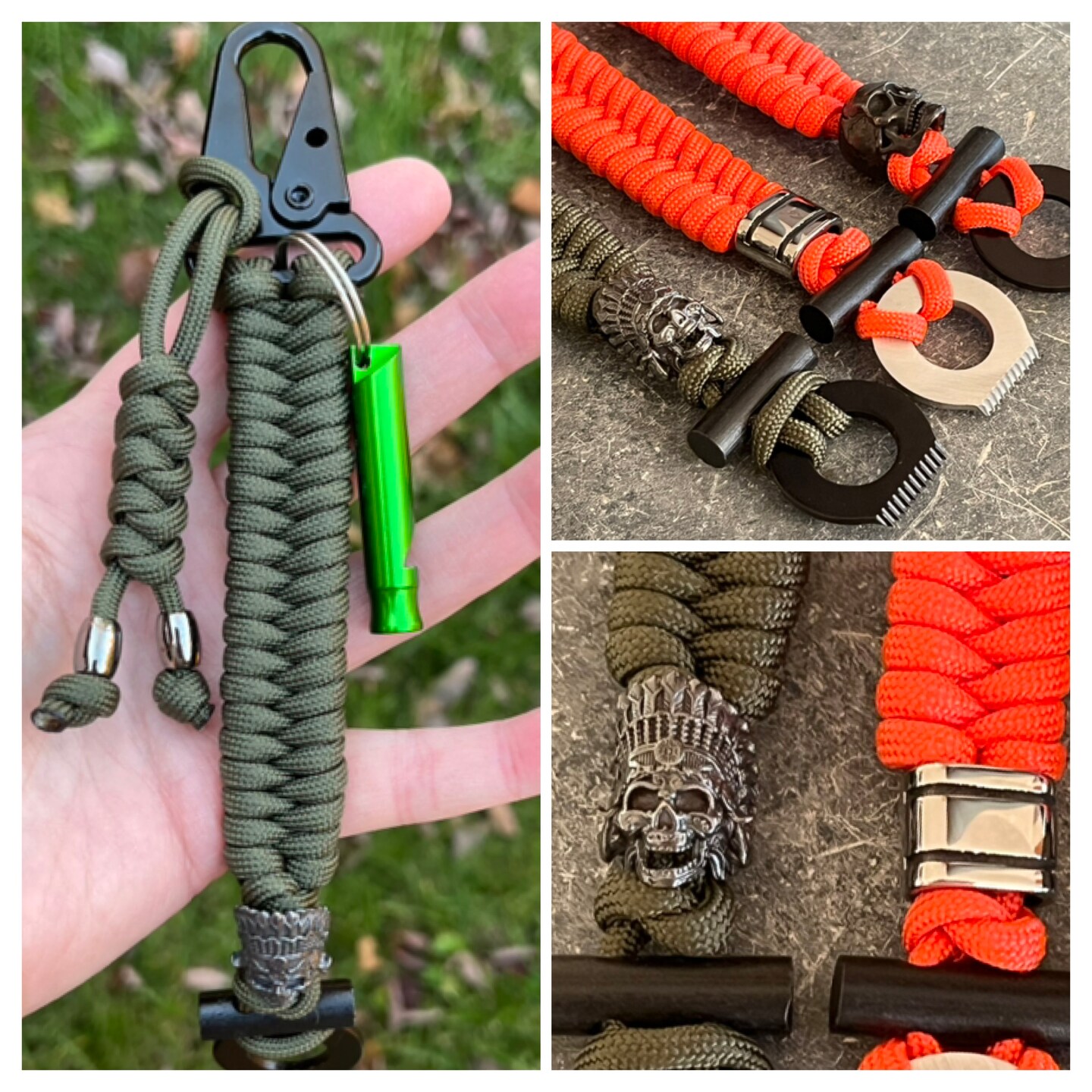 Ferro Rod Paracord Necklace | Free S & H For $150 Order