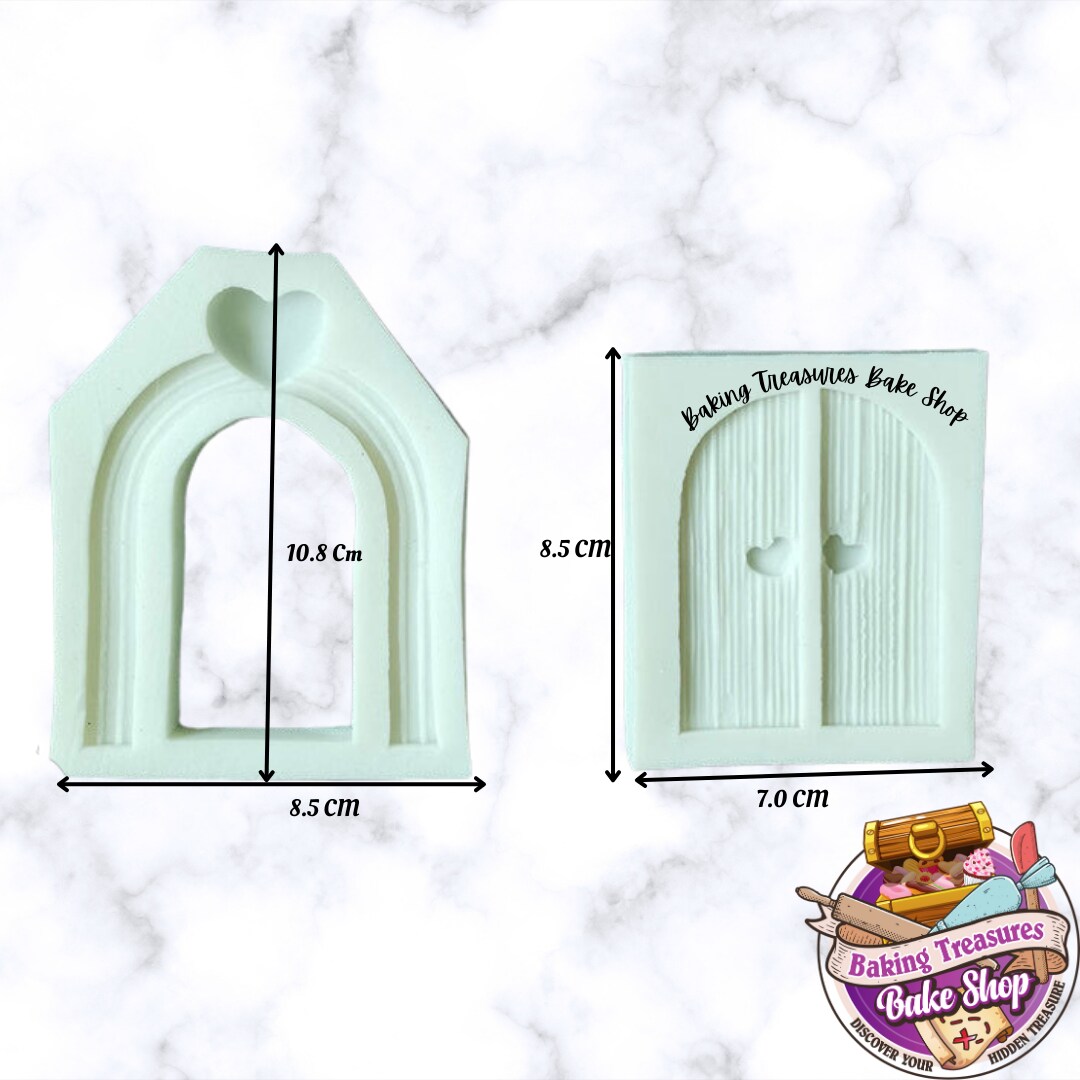 Door &#x26; Arch Silicone Mold  2 Pcs