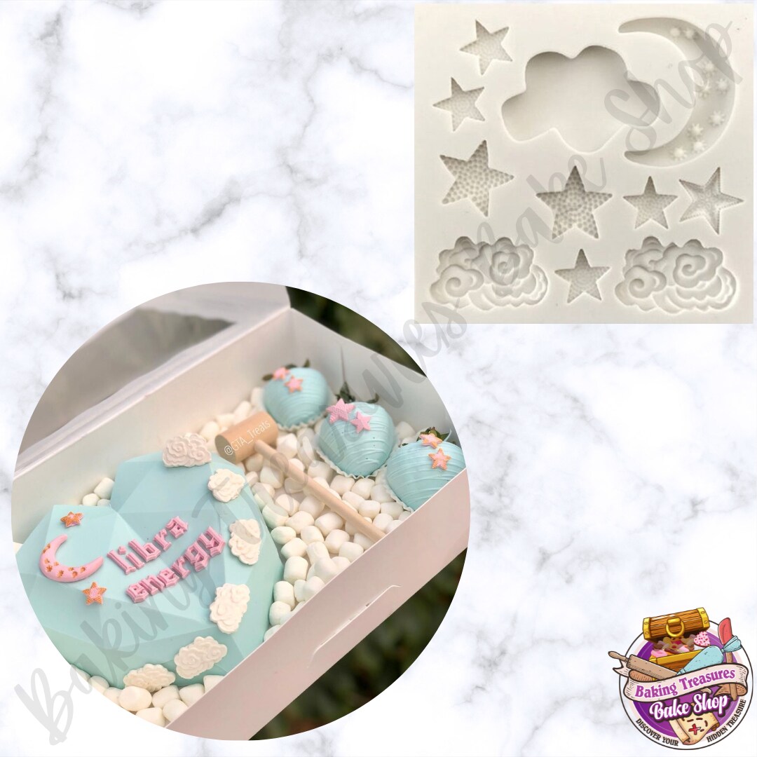Moon and Stars Silicone Mold