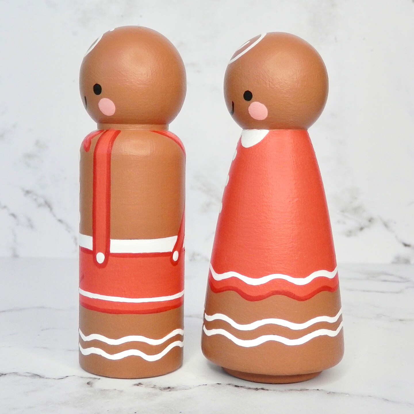 Gingerbread Peg Doll Set | MakerPlace by Michaels