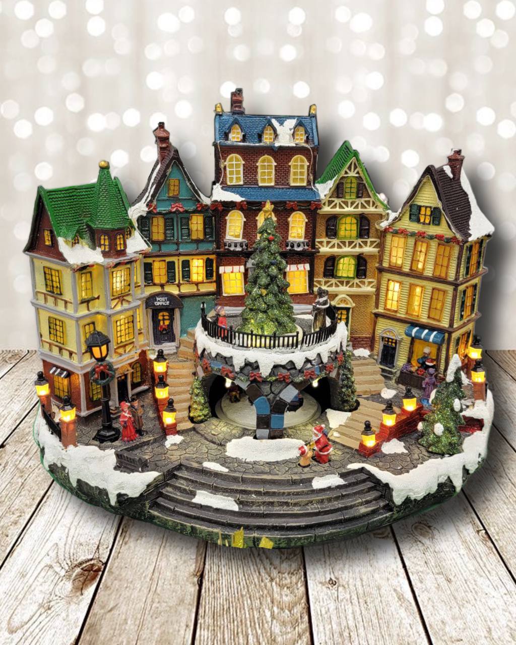 Christmas Village House with LED Lights