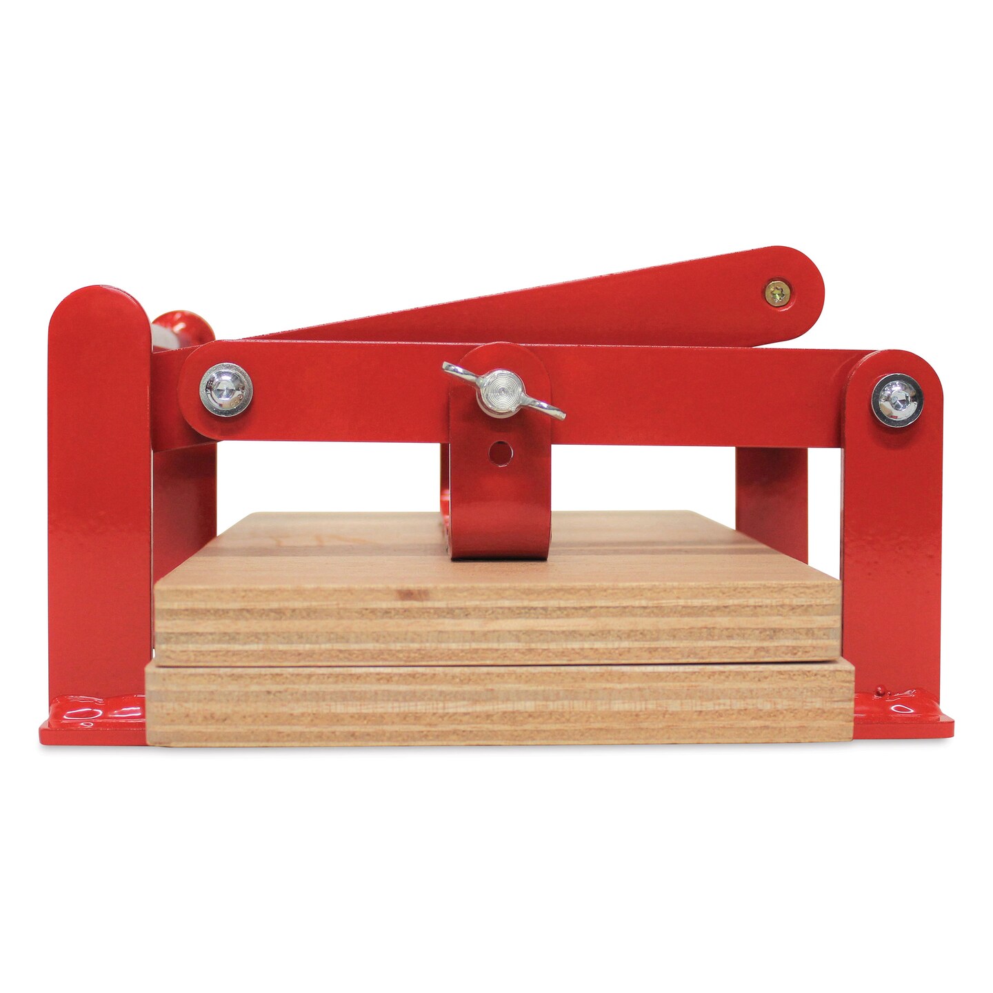 Woodzilla Hand Lino Press - Red, 5-7/8&#x22; x 8-1/4&#x22;