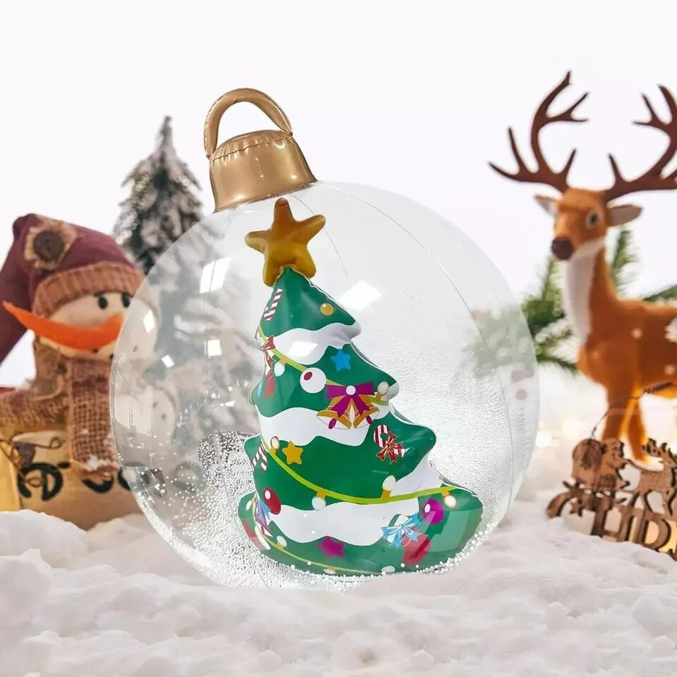 60cm Christmas Inflatable Ball for Home Decor