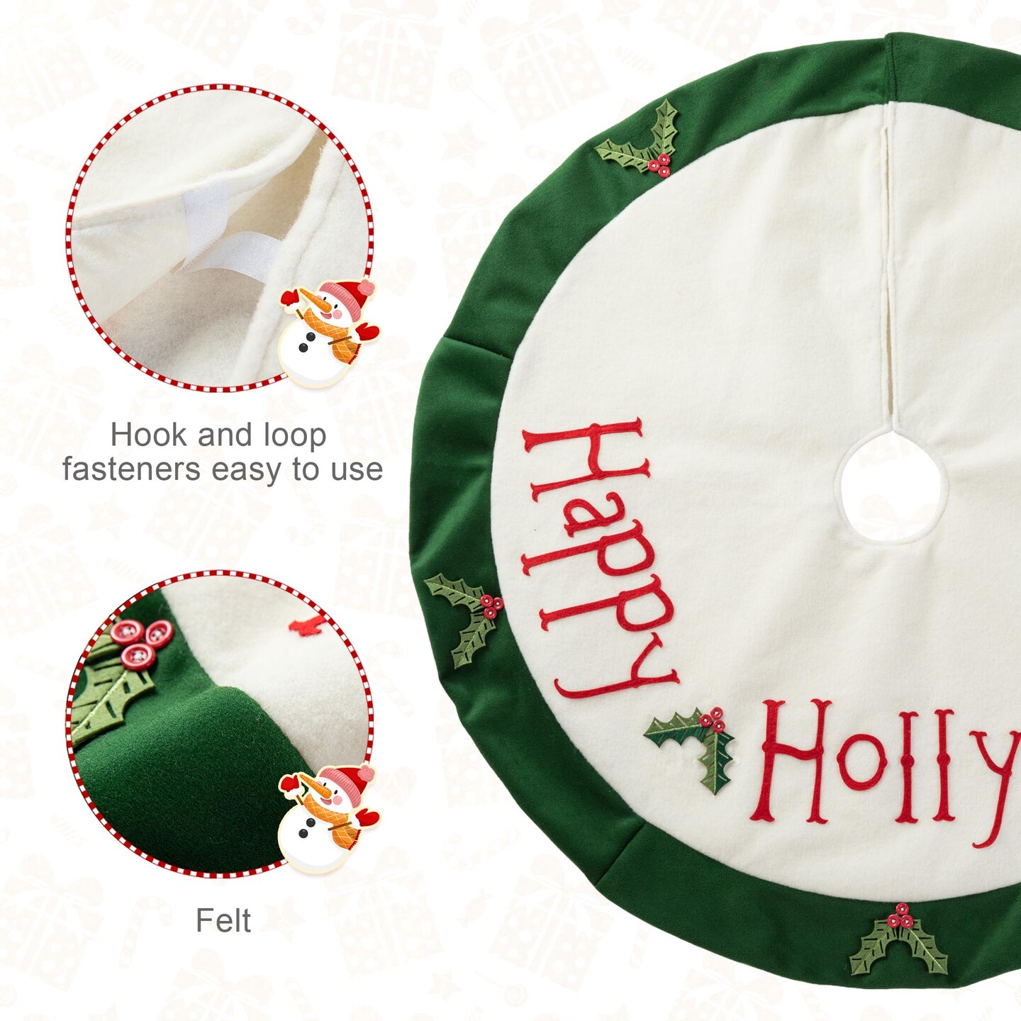48&#x22;D Christmas Tree Skirt