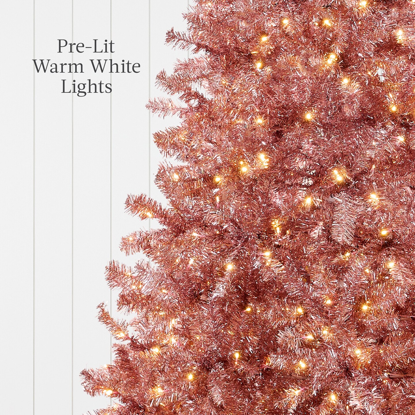 Best Choice Products Prelit Artificial Tinsel Christmas Tree Festive Holiday Decoration w/ Stand - Pink