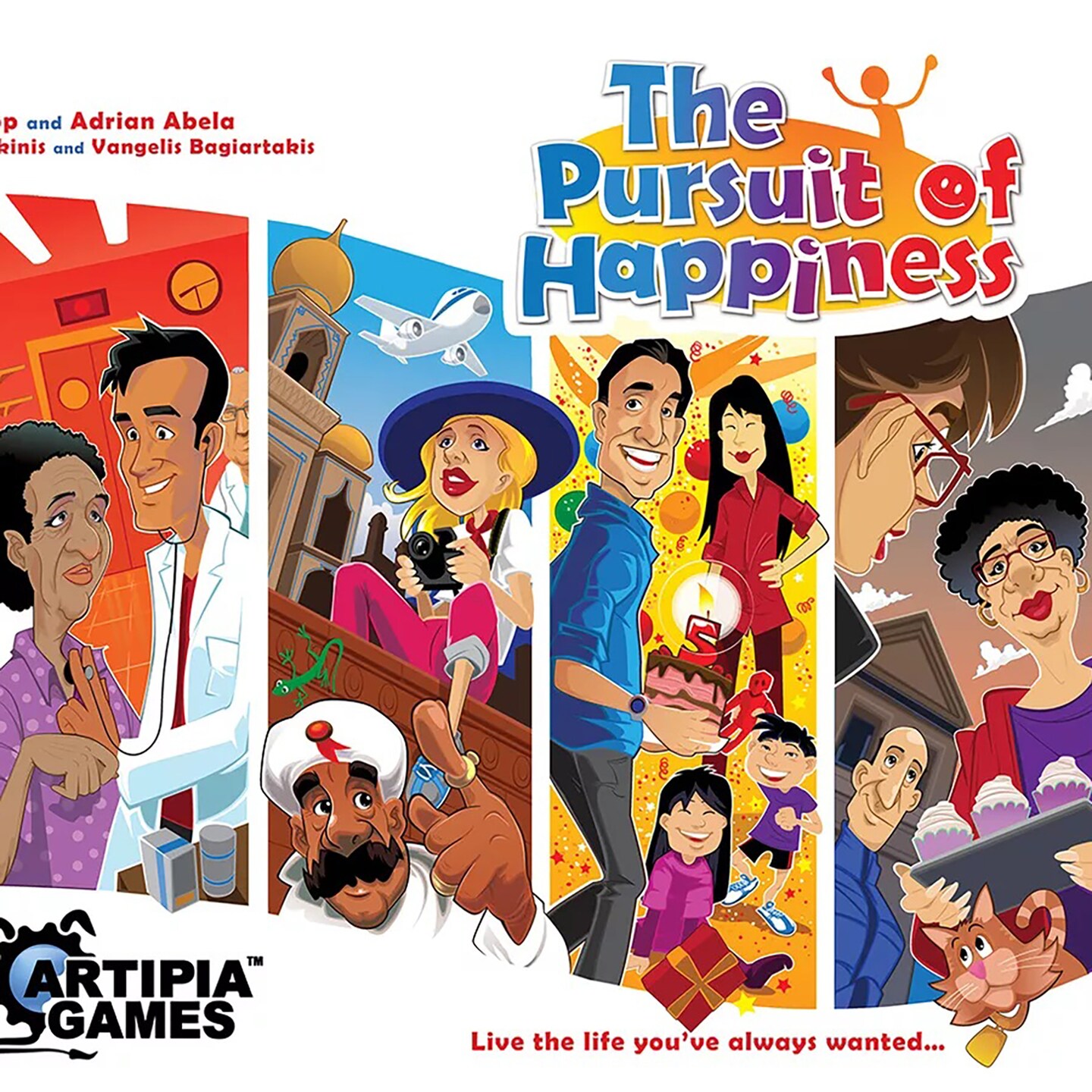 The Pursuit of Happiness: All-In Big Box - Includes Base Game, Expansions (Community, Experiences, Nostalgia) &#x26; 4 Mini