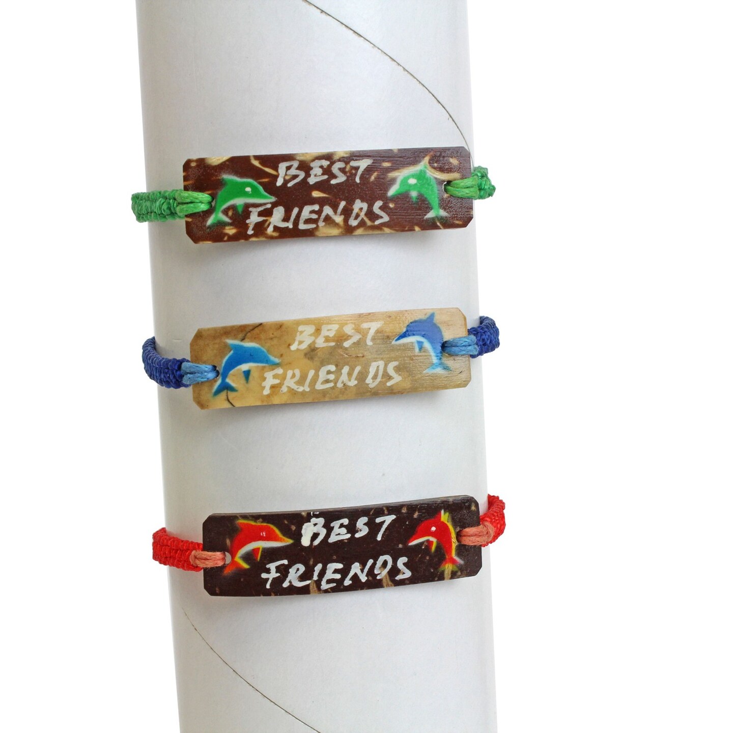 6&#x22; COCONUT   DOLPHIN BRACELET DSP/24
