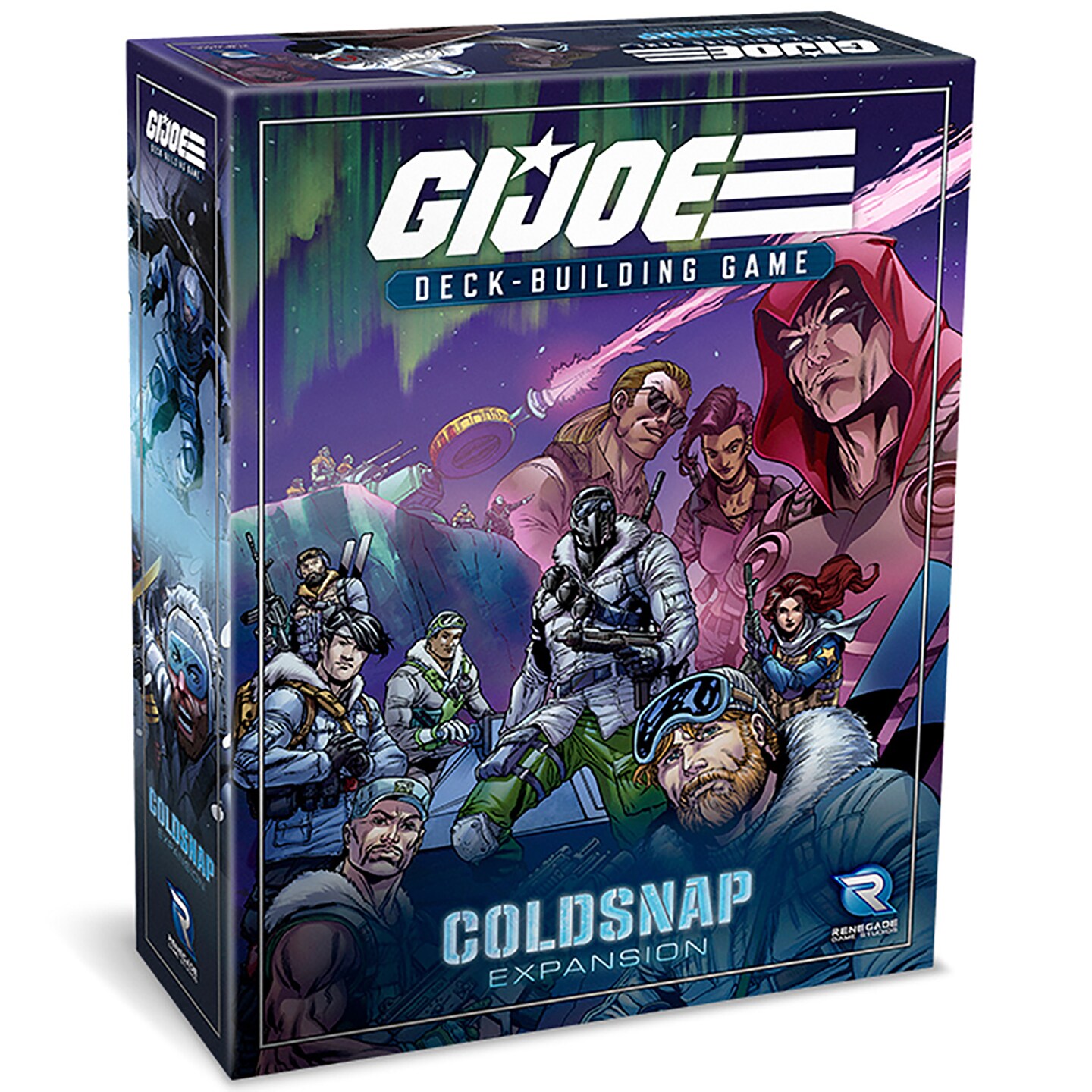 Renegade Game Studios G.I. Joe Deck-Building Game: Coldsnap Expansion - It's Cold-Blooded Chaos, Includes 2 New Story Missions, Renegade Game Studios, Ages 14+, 1-4 Players, 30-70 Min Playing Time Renegade Game Studios G.I. Joe Deck-Building Game: Coldsnap Expansion - It's Cold-Blooded Chaos, Includes 2 New Story Missions, Renegade Game Studios, Ages 14+, 1-4 Players, 30-70 Min Playing Time