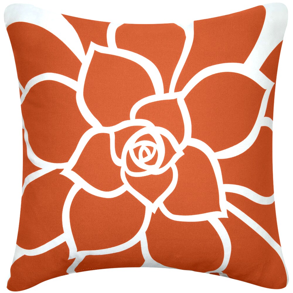 Orange Pillow, Orange and Grey Pillow Cover, Organic Throw Pillows, Tropical Pillow Covers, Asian Pillow Covers, Orange Decorative Pillows