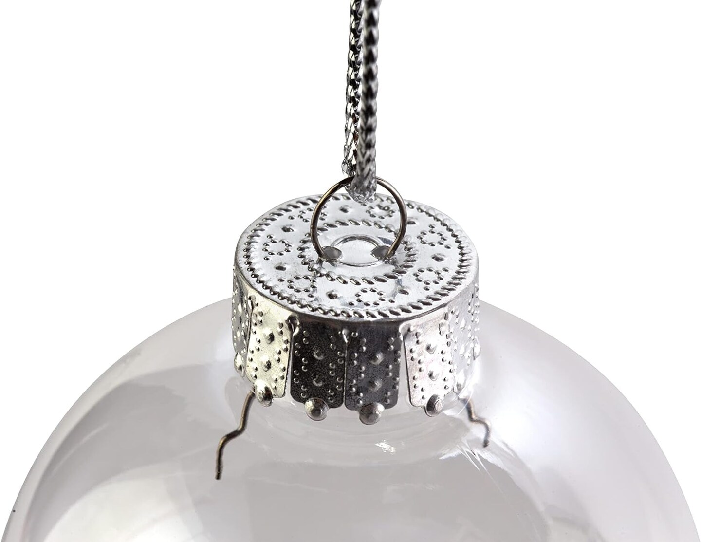 Bulk Value Pack of 25 Pcs - 67Mm (2-5/8 Inch) round Clear Plastic Ball Ornaments - Great for Crafting DIY Christmas Ornaments