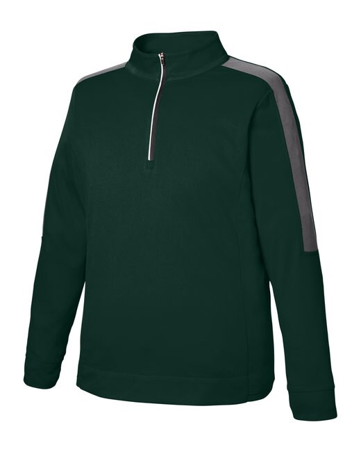 CORE365® Men's Market Snag Protect Mesh Colorblock Quarter Zip