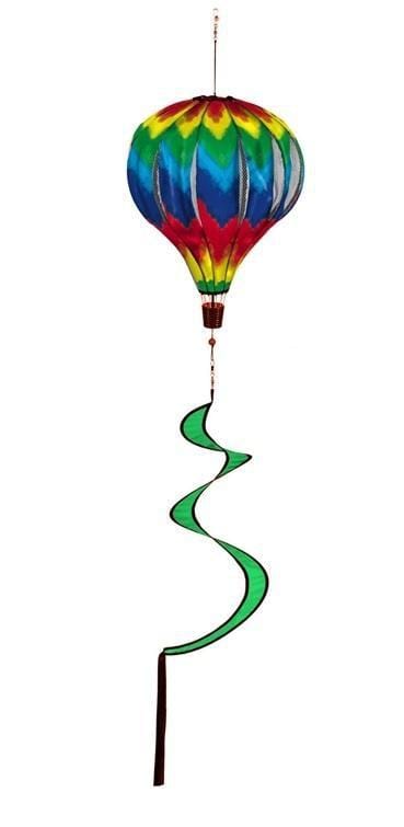 Tie Dye Chevron Balloon Spinner Wind Catcher