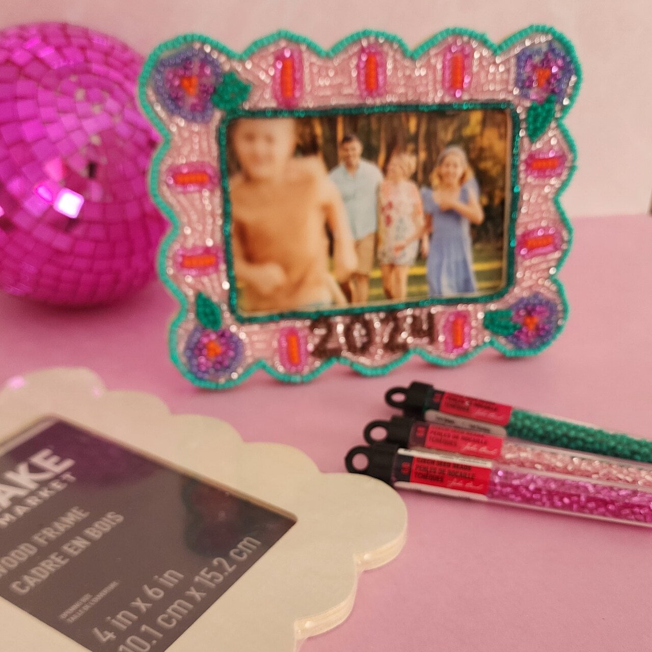 Decorative Beadwork for Picture Frames Workshop with John Bead