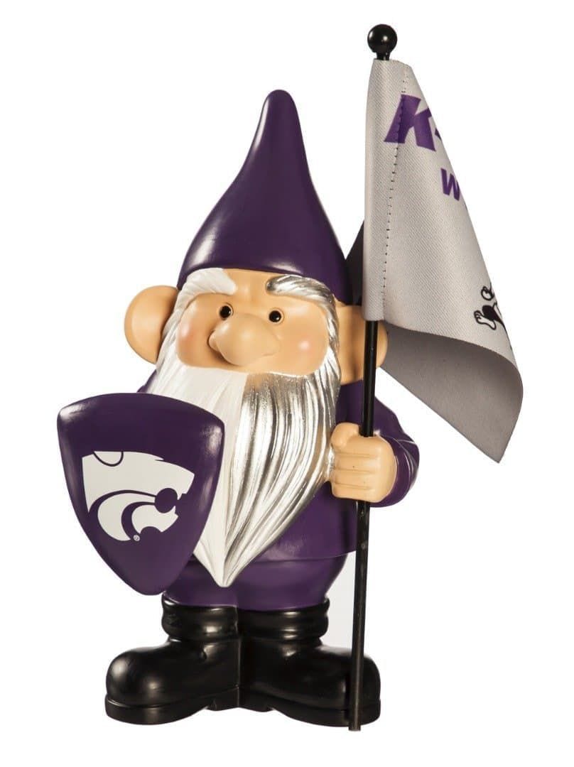 Kansas State Gnome with Flag K-State Wildcats