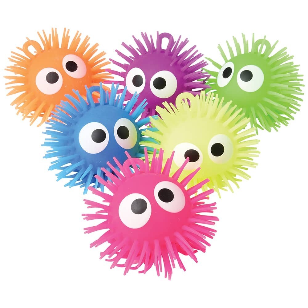 Flashing Puffer W Eyes Include 12 Units