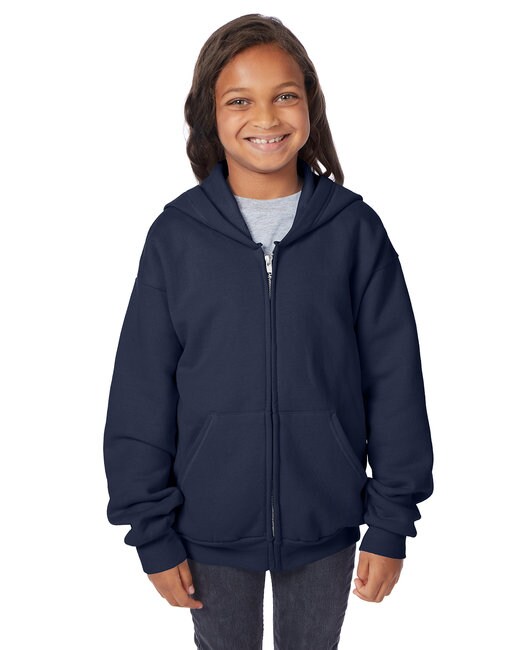 Hanes&#xAE; Youth Full-Zip Hooded Sweatshirt