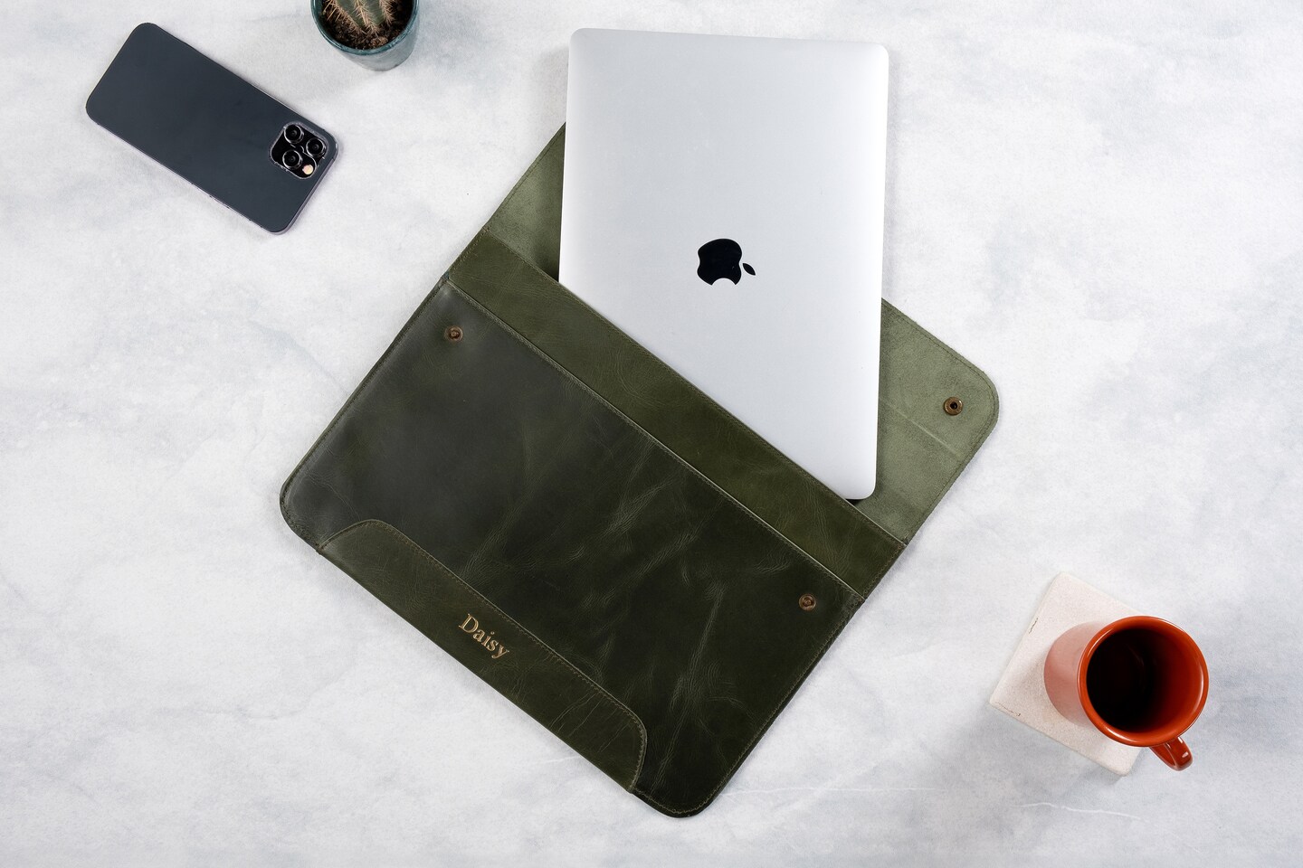 MacBook Air Case, Leather Laptop Sleeve, MacBook Pro 13 Case