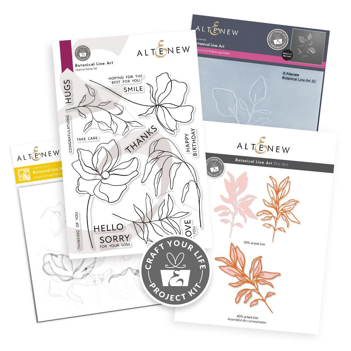 Craft Your Life Project Kit: Botanical Line Art