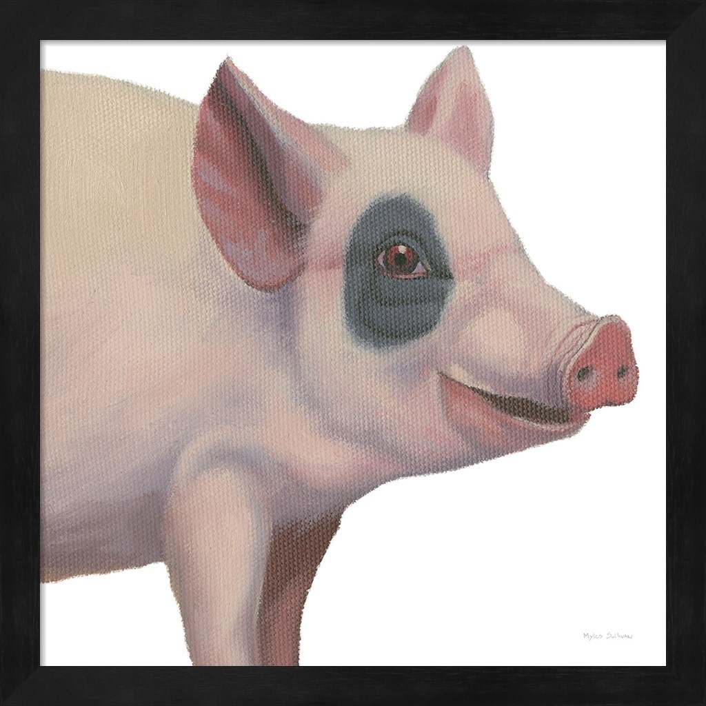 Bacon, Bits and Ham II by Myles Sullivan 13" x 13" Framed Wall Art