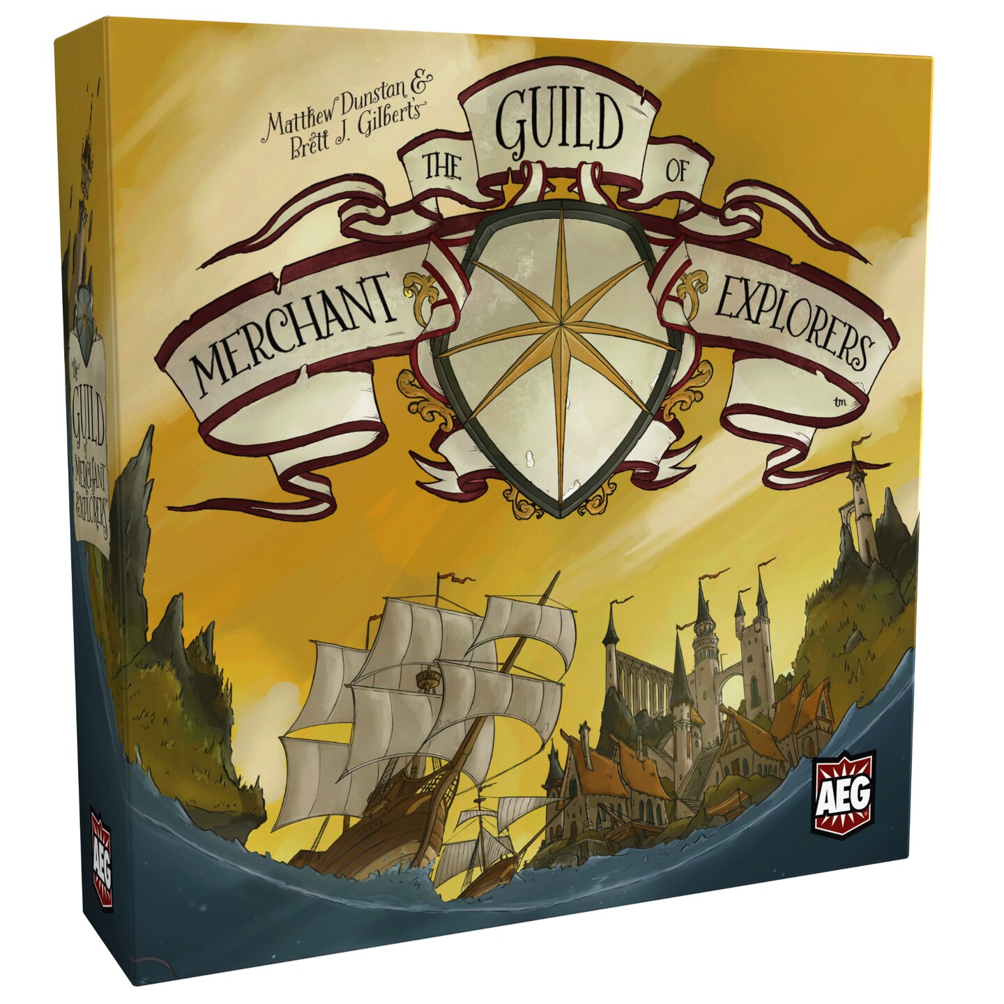 AEG: The Guild of Merchant Explorers - Strategy Board Game, 1-4 Players, Ages 14+, 45 Min Play Time