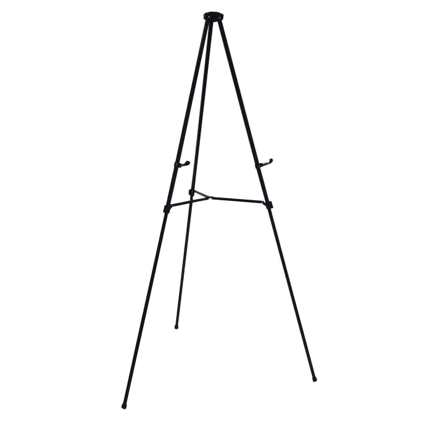 Audio-Visual Direct Lightweight Aluminum Telescoping Display Easel, 70 Inches, Black