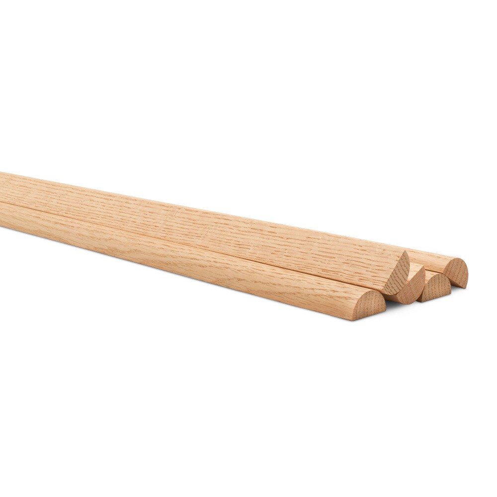 Split Oak Wood Dowel Rods 48&#x22; Long, Unfinished for DIY Refacing | Woodpeckers