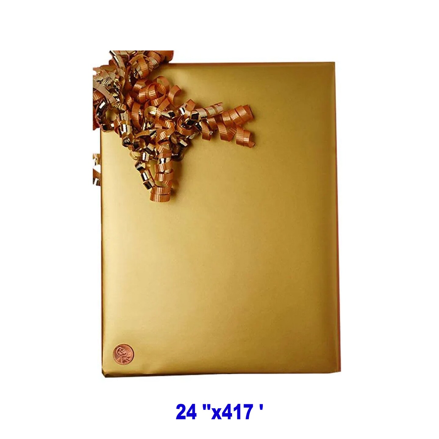 Durable Solid Wrapping Paper 24" x 417' 60 lbs for Everyday Use