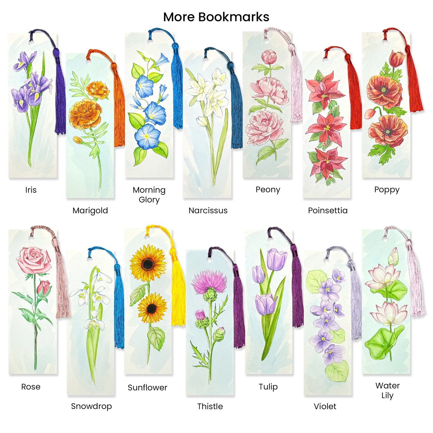4 Packs Flowers Metal Bookmarks For Reading Women, Dominican Republic