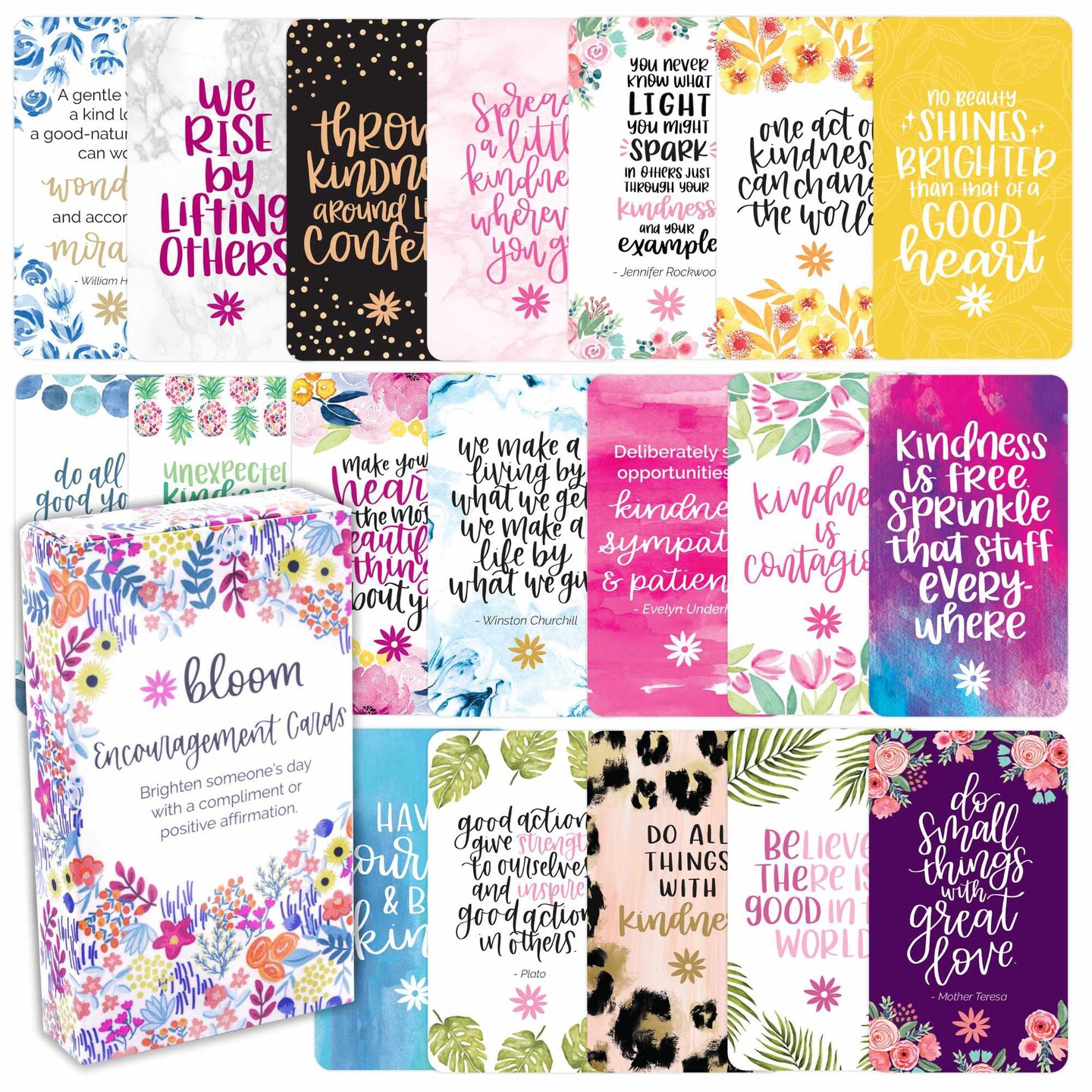 bloom daily planners Card Deck, 2&#x22; x 3.5&#x22;, Encouragement Cards