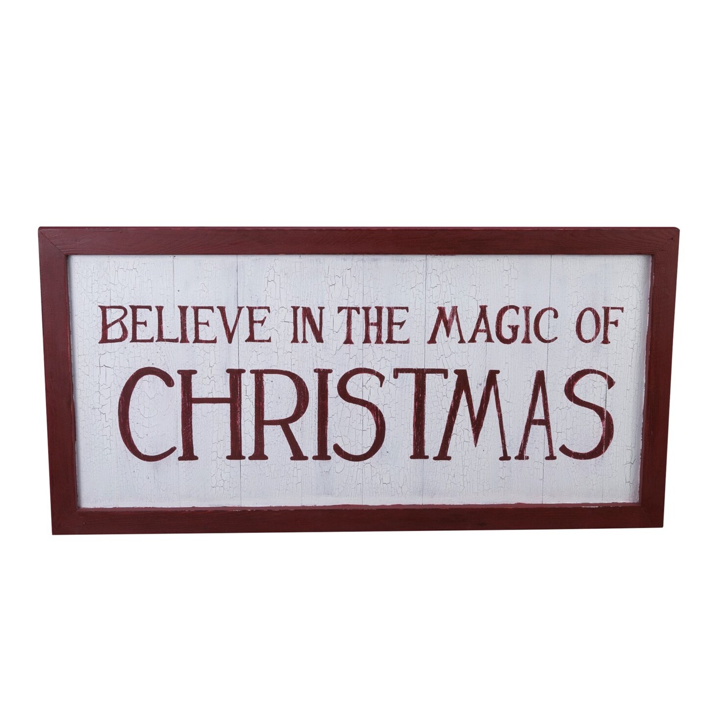 Believe In The Magic Sign 30 x 15 x 1 Inches.