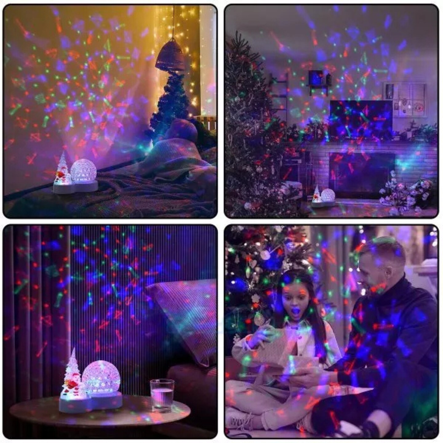 Kitcheniva Christmas Projector Galaxy Starry Sky Night LED Light