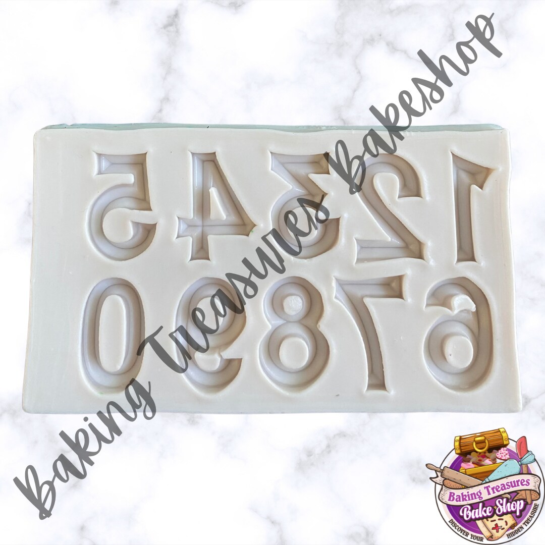 Numbers Small Silicone Mold