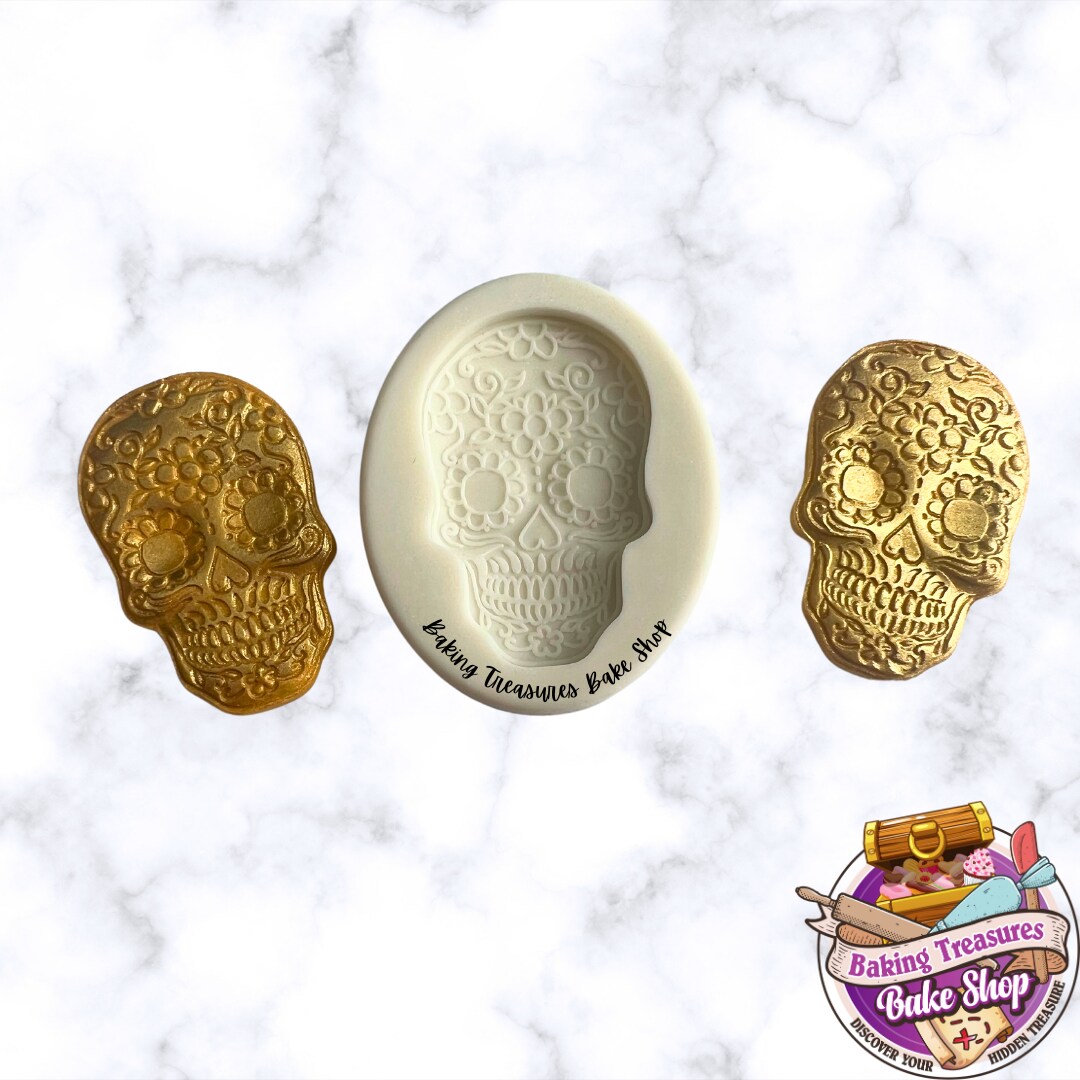 Day Of the Dead Sugar Skull Silicone Mold