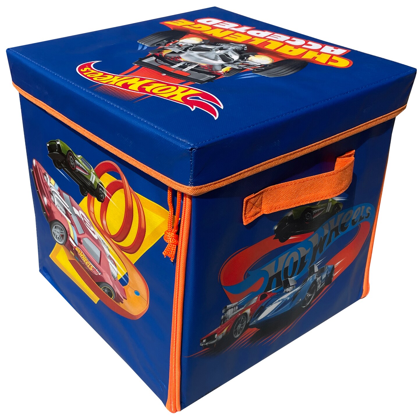 ZipBin Hot Wheels 300 Car Storage Cube &#x26; Playmat