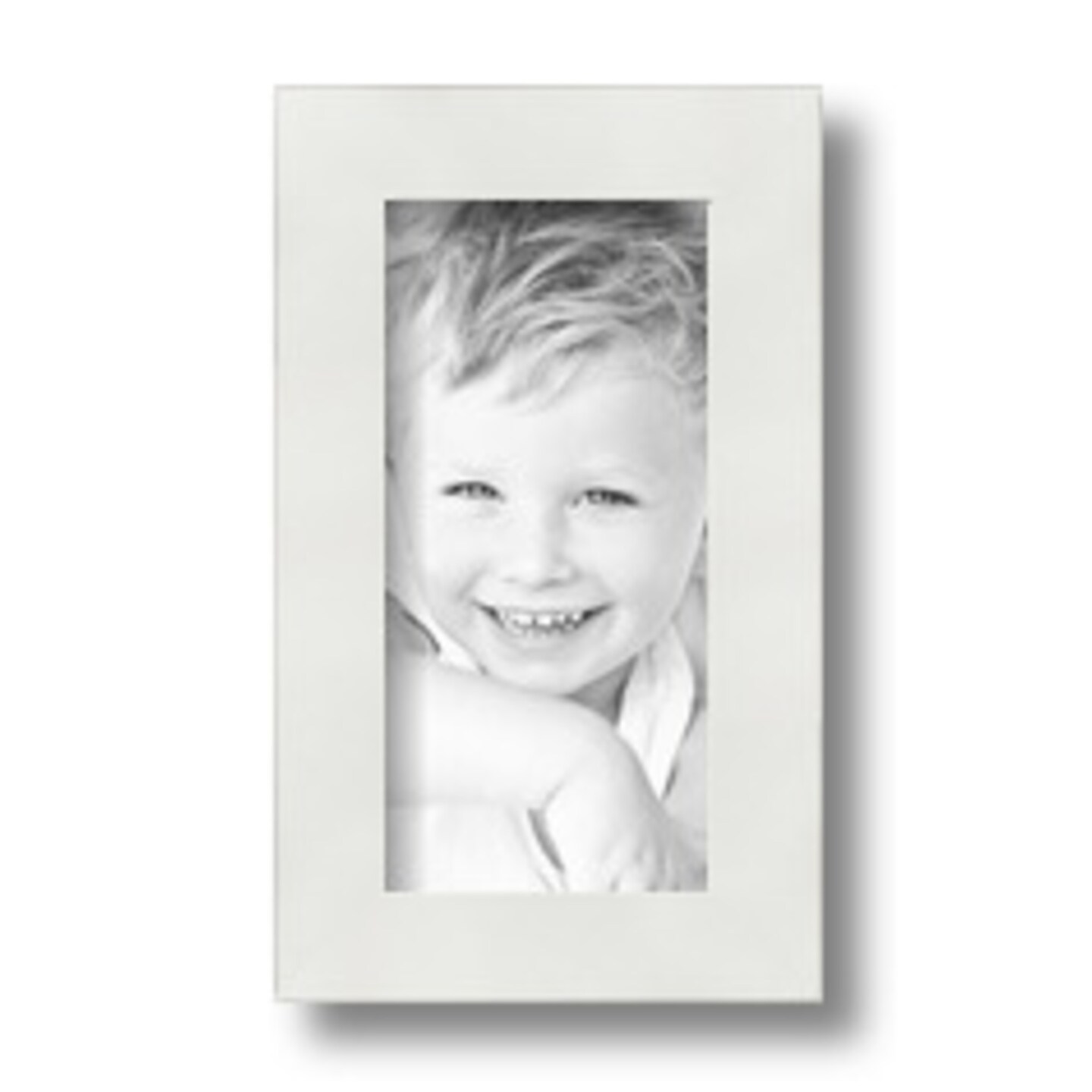 ArtToFrames 4x8 Inch Picture Frame, This 1.25 Inch Custom MDF Poster Frame is Available in Multiple Colors, Great for Your Art or Photos - Comes with Regular Glass and Corrugated Backing (A96E)