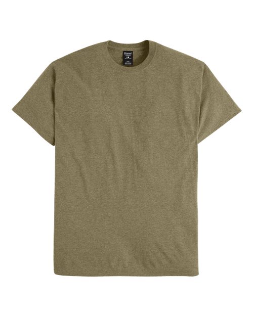 Canvas Men's Triblend Crew Neck T-Shirt - Short Sleeve, Slim Fit, Green Triblend - View #10