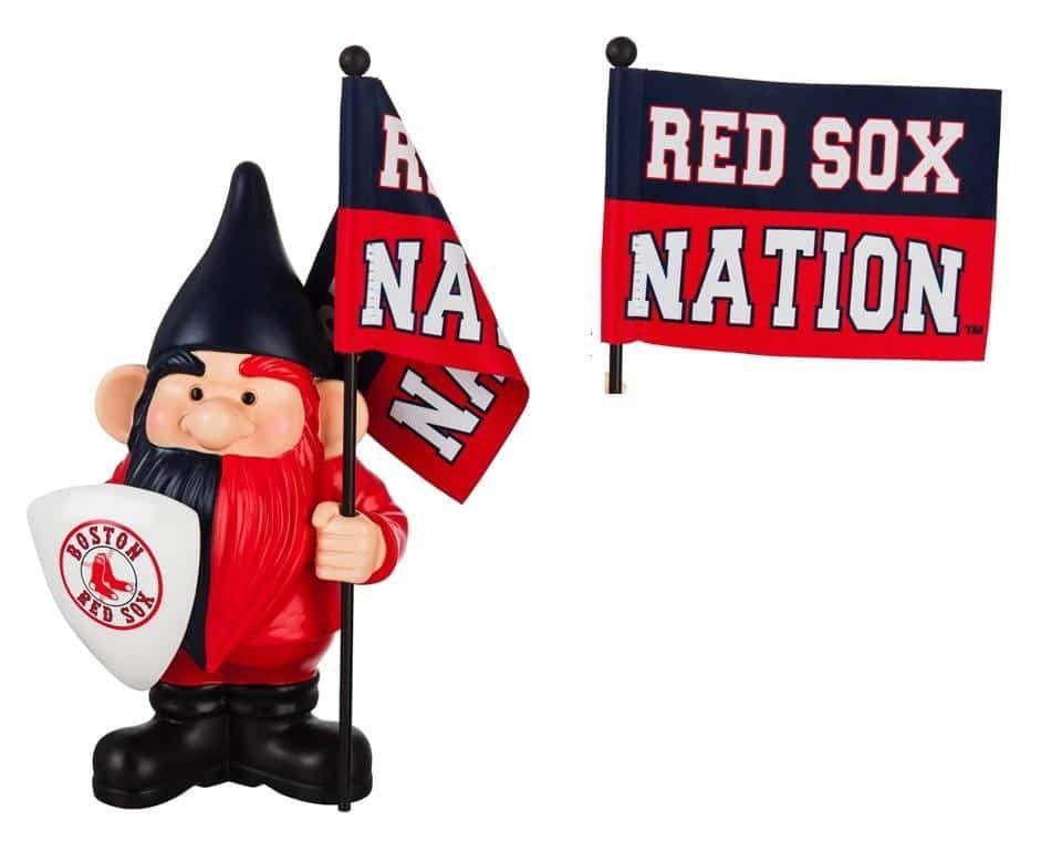 Boston Red Sox Gnome with Flag Red Sox Nation