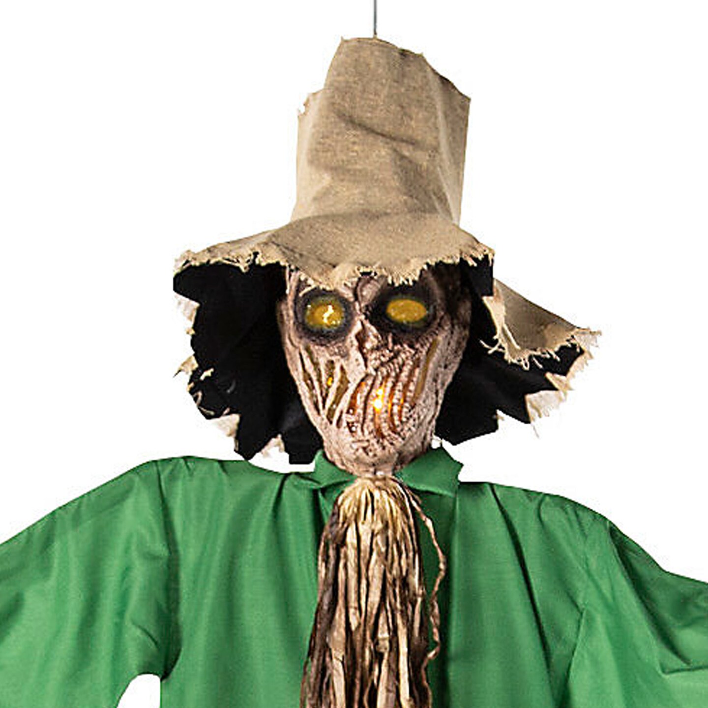 Light-Up Hanging Animated Scarecrow Decoration 6 Ft