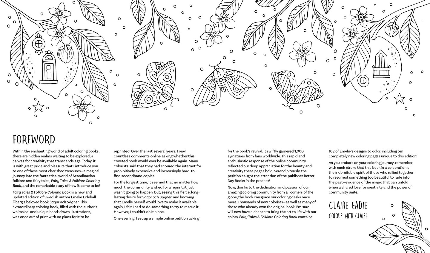 Fairy Tales & Folklore Coloring Book: A Magical Journey Inspired by Scandinavian Fables