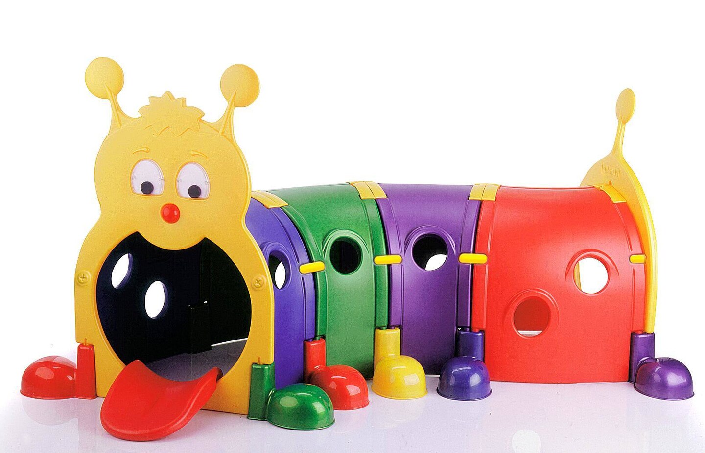 Feber Gus Caterpillar Play Tunnel - Climb and Crawl for Ages 3+
