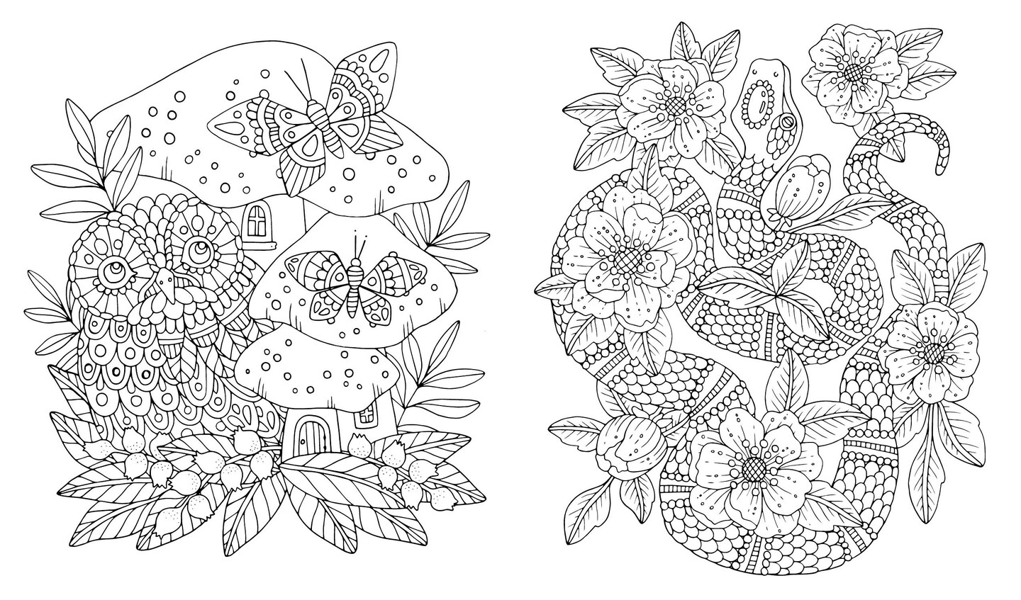 Fairy Tales & Folklore Coloring Book: A Magical Journey Inspired by Scandinavian Fables