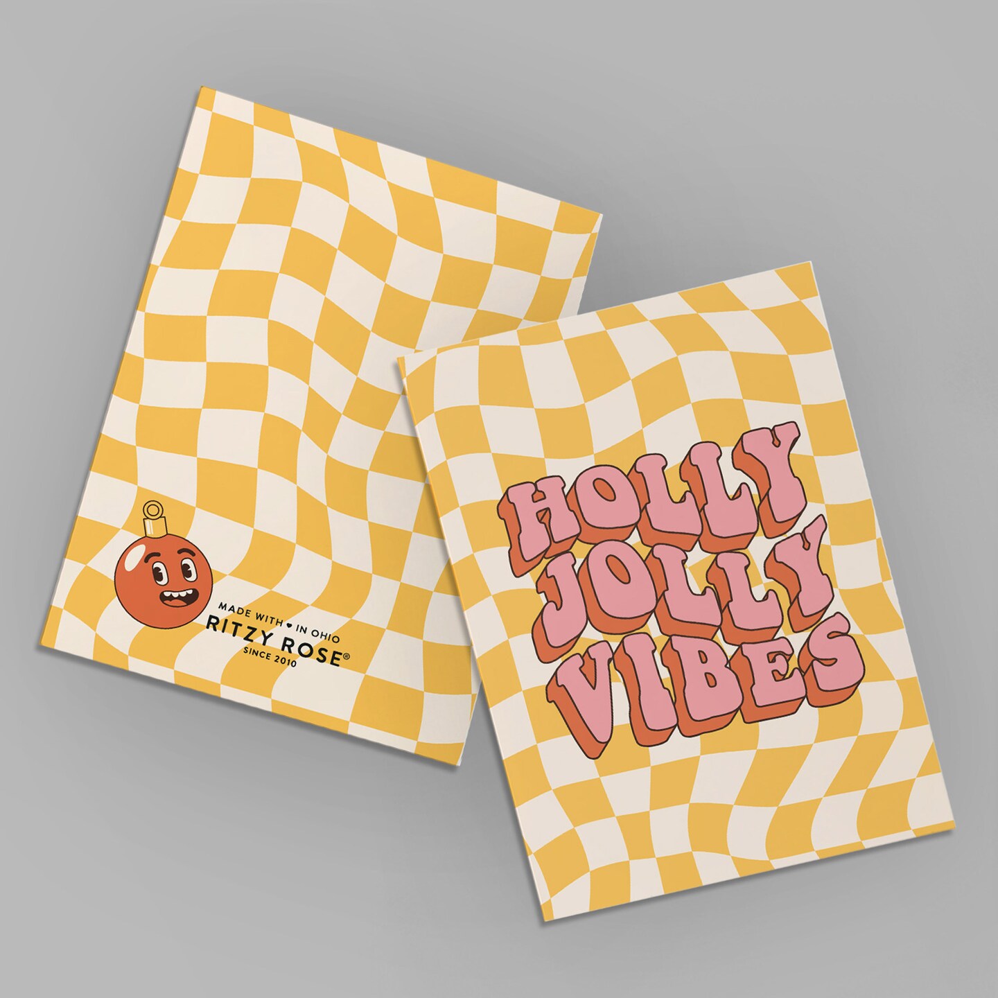 Boho Christmas Cards - 24-Pack of Kid-Friendly Holiday Greeting Cards with 12 Retro-Inspired Designs, Perfect for Sharing Merry Christmas & Happy Holiday Wishes, Blank Inside for Personalized Messages - Fun and Whimsical Festive Stationery Set