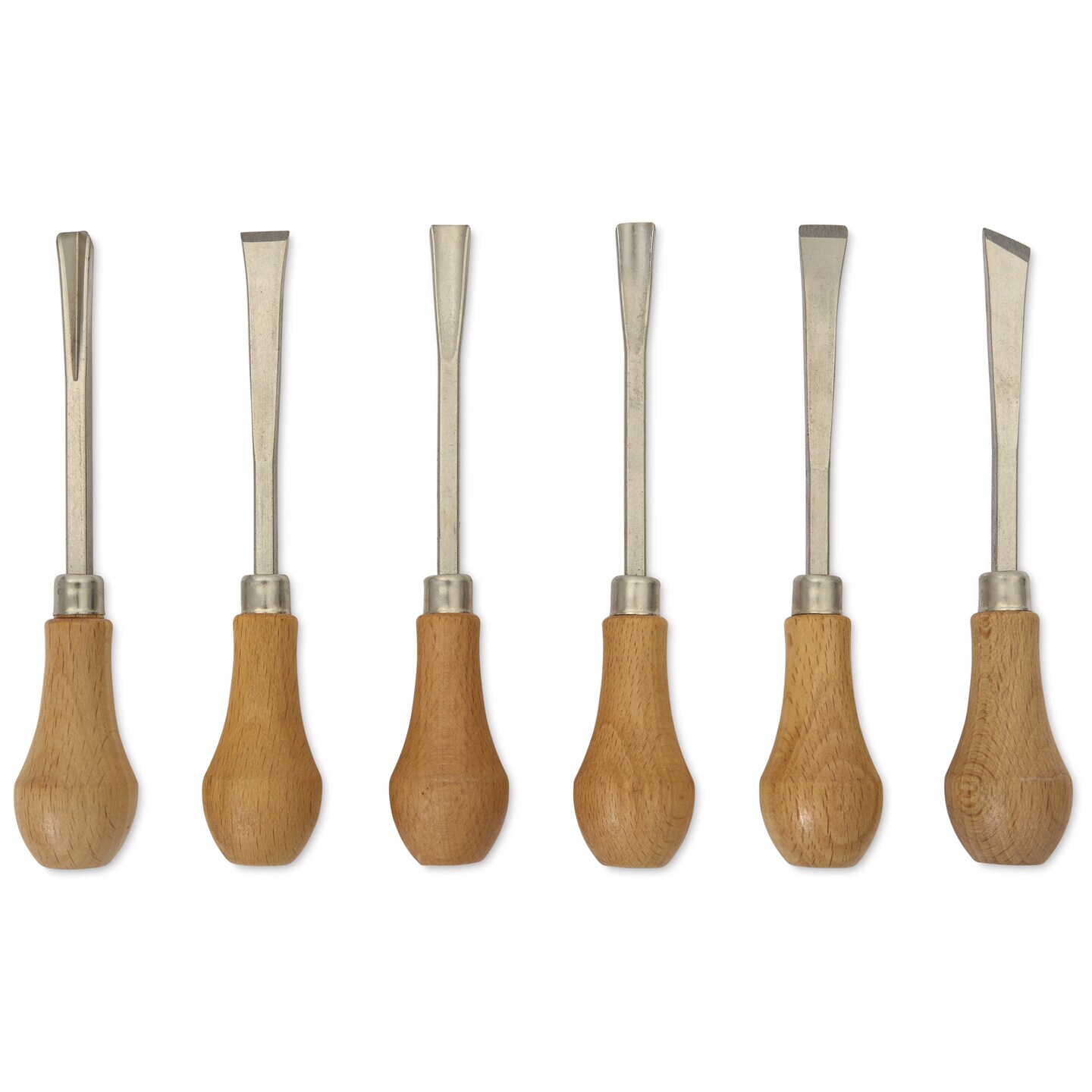 Excel Blades Deluxe Palm Style Chisels - Set of 6