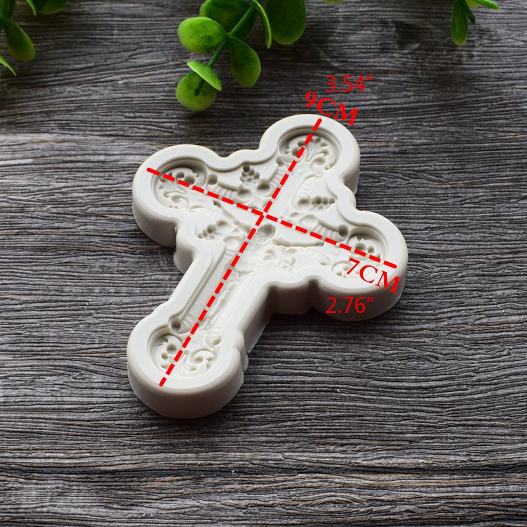 Detailed Crucifix Silicone Mold