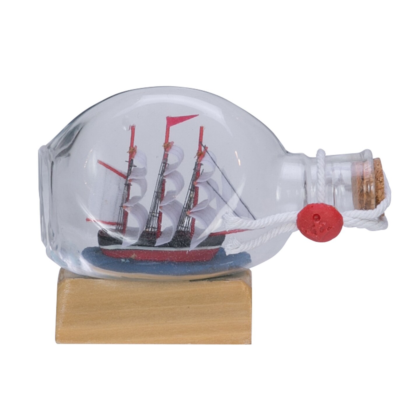 Boat in Round Bottle