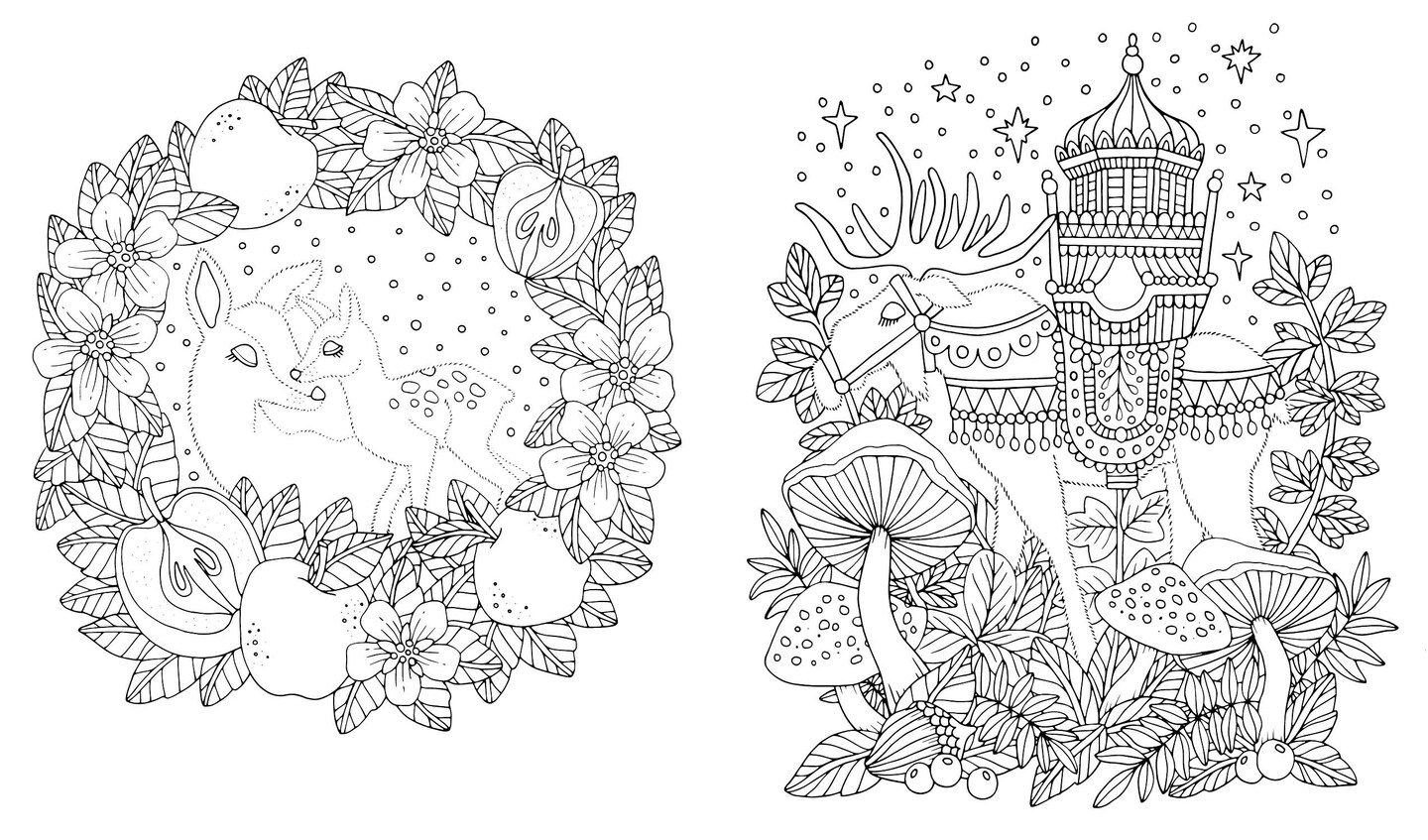 Fairy Tales & Folklore Coloring Book: A Magical Journey Inspired by Scandinavian Fables