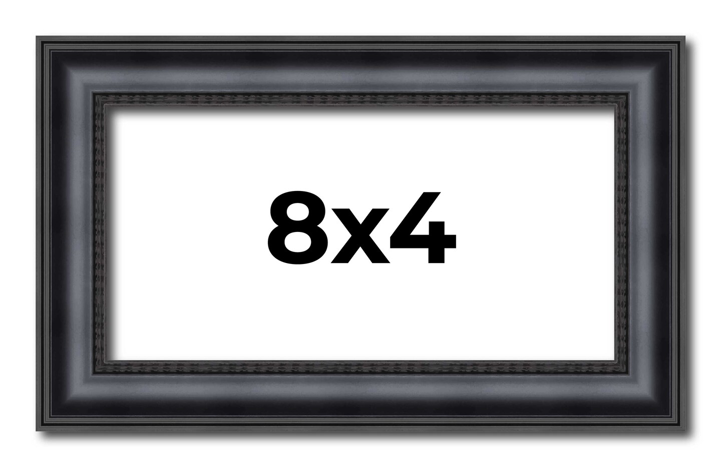 Panoramic Linear Black Picture Frame - UV Acrylic, Foam Board