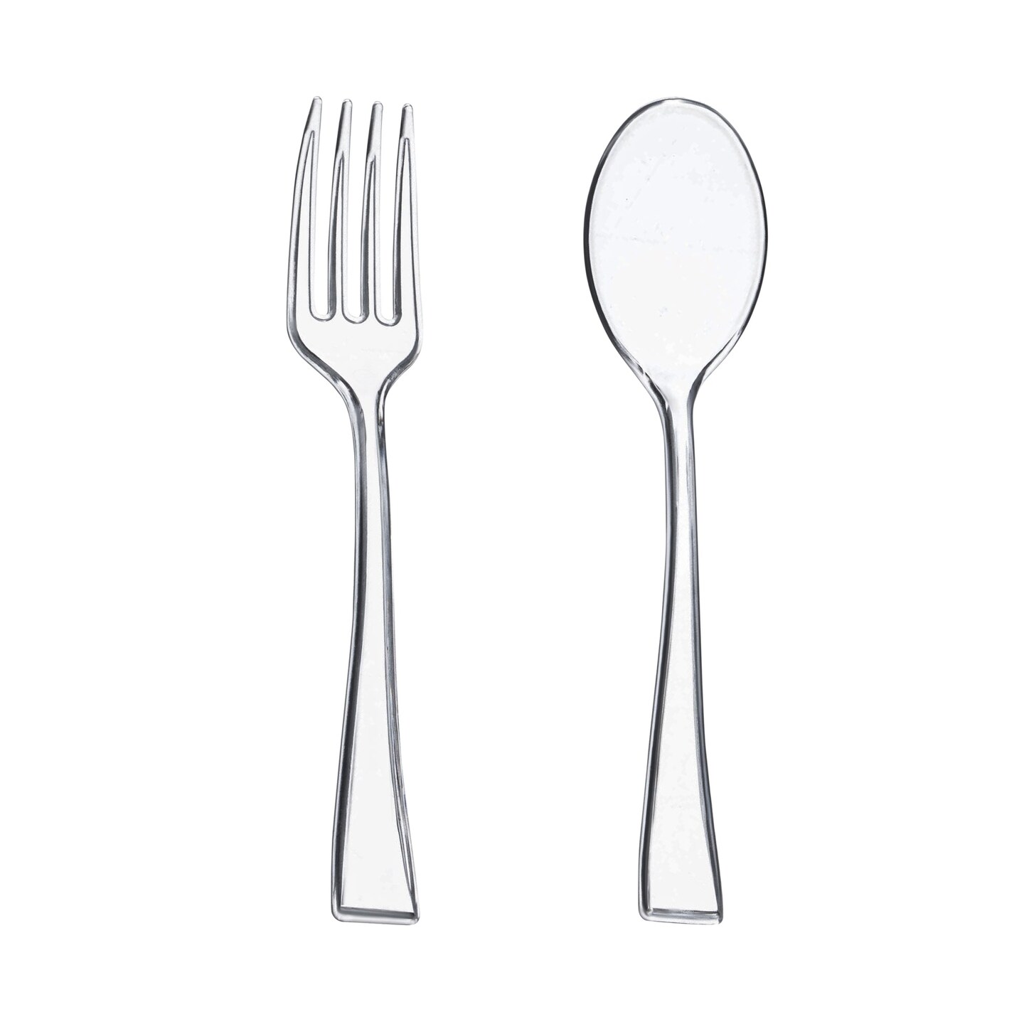 Clear Disposable Plastic Mini Flatware Set (960 Guests)