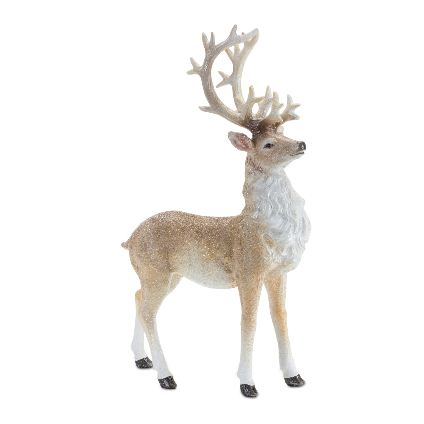 Melrose Glittered Deer Christmas Figurines - 13.5&#x22; - Set of 3
