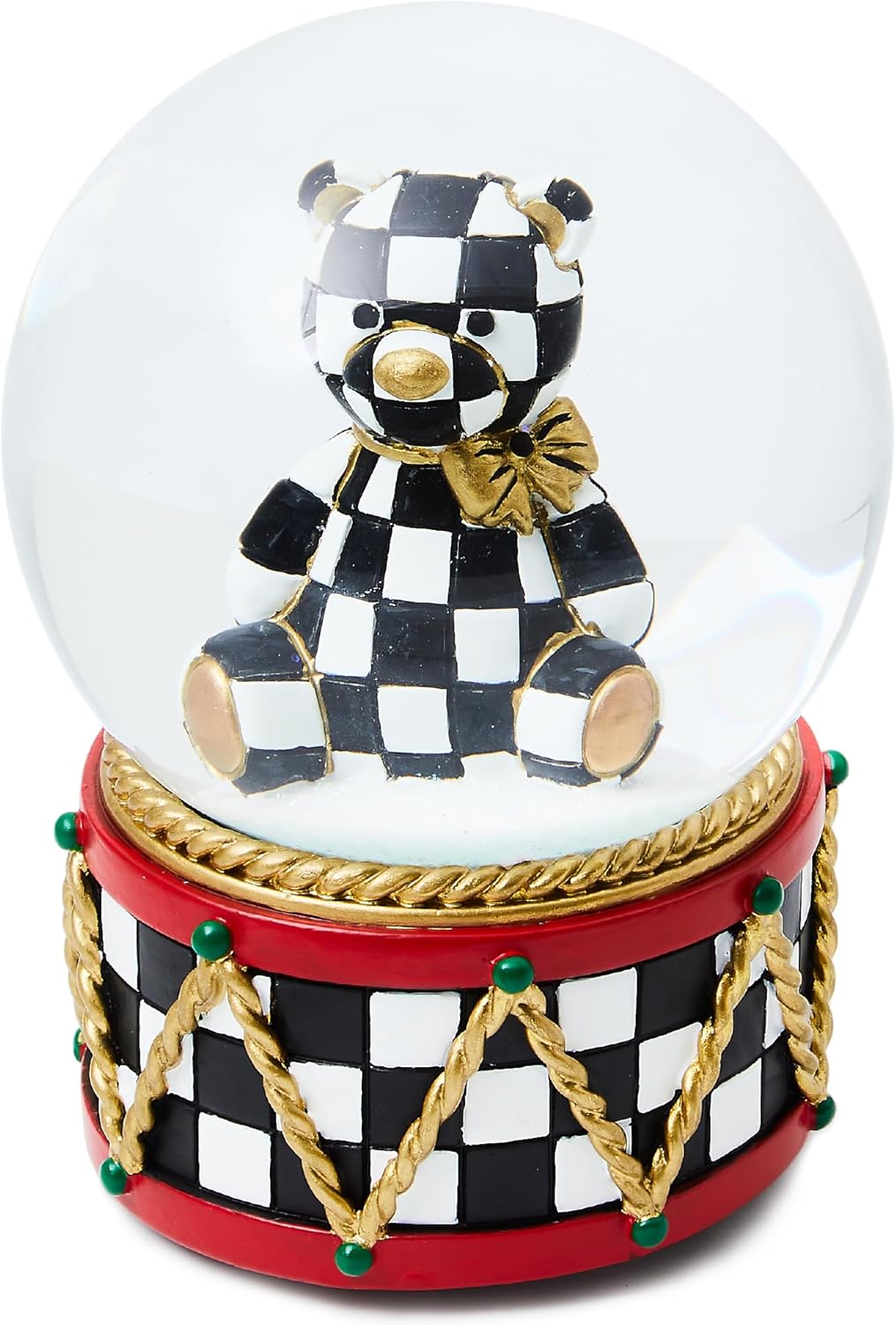 Christmas Snow Globe and Music Box, Unique Musical Snow Globe Christmas Decoration, Courtly Bear